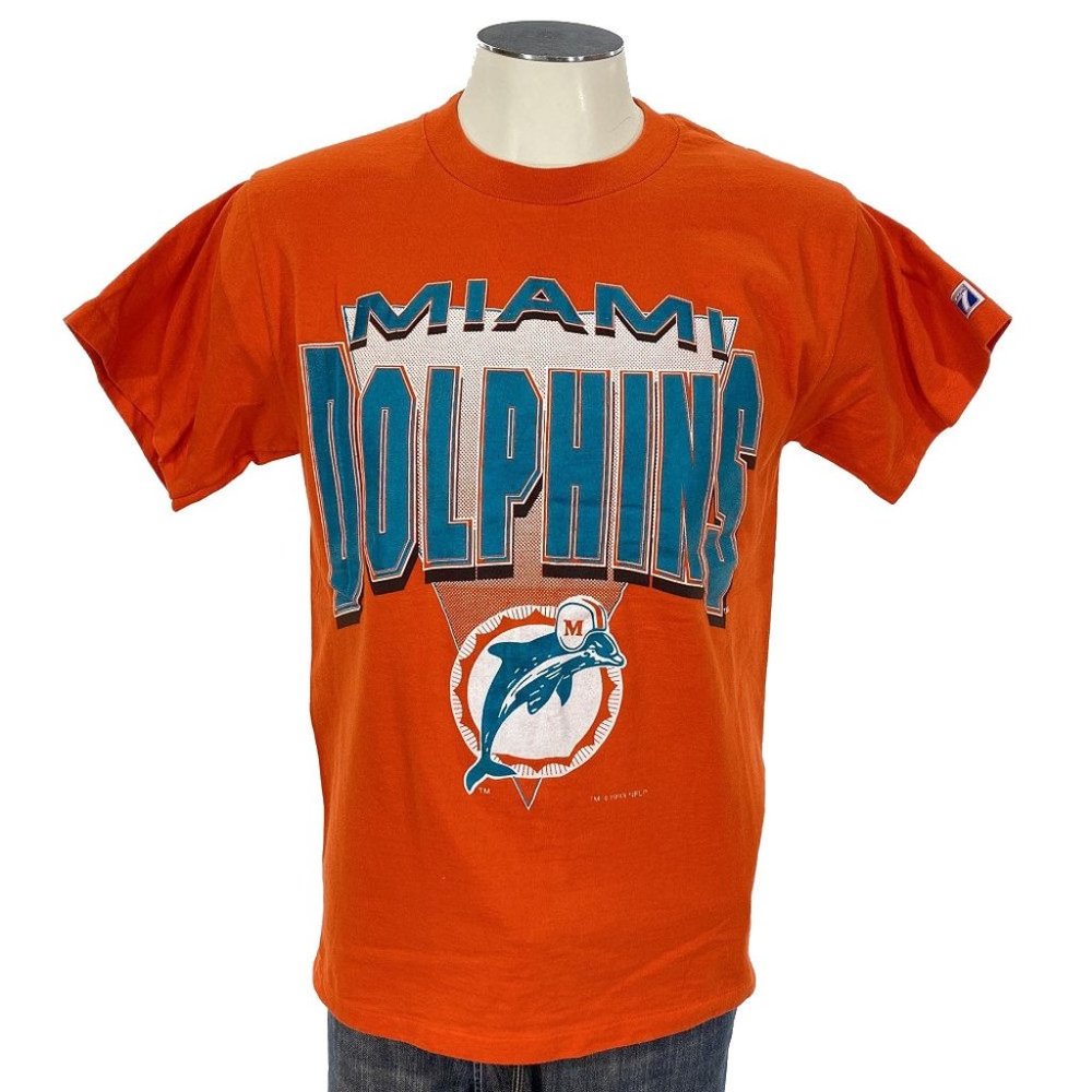 VTG 90s Miami Dolphins Logo 7 T Shirt‎